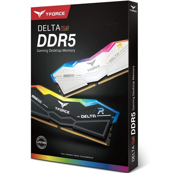 Jual TEAM DELTA RGB BLACK DDR5 PC5-44800 5600MHz 32GB ( 2x16GB ...