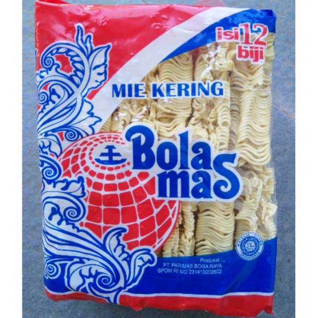 Jual Mie Kering Bola Mas 600gr Isi 12pcs Shopee Indonesia