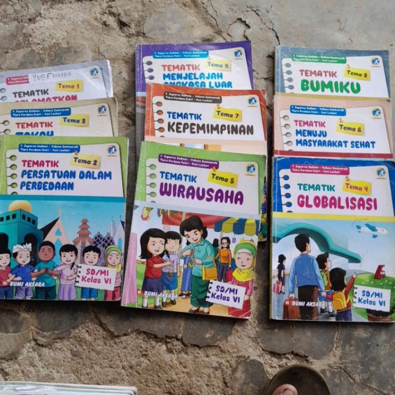 Jual Buku TEMATIK TEMA 1,2,3,4,5,6,7,8,9 Sd/mi Kelas 6 Revisi Penerbit ...