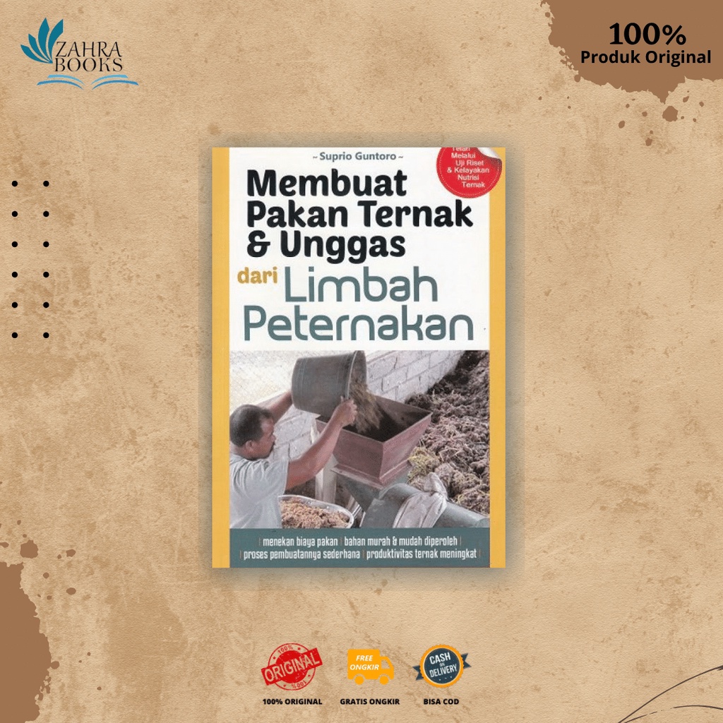 Jual AG - BUKU MEMBUAT PAKAN TERNAK & UNGGAS DARI LIMBAH PETERNAKAN ...