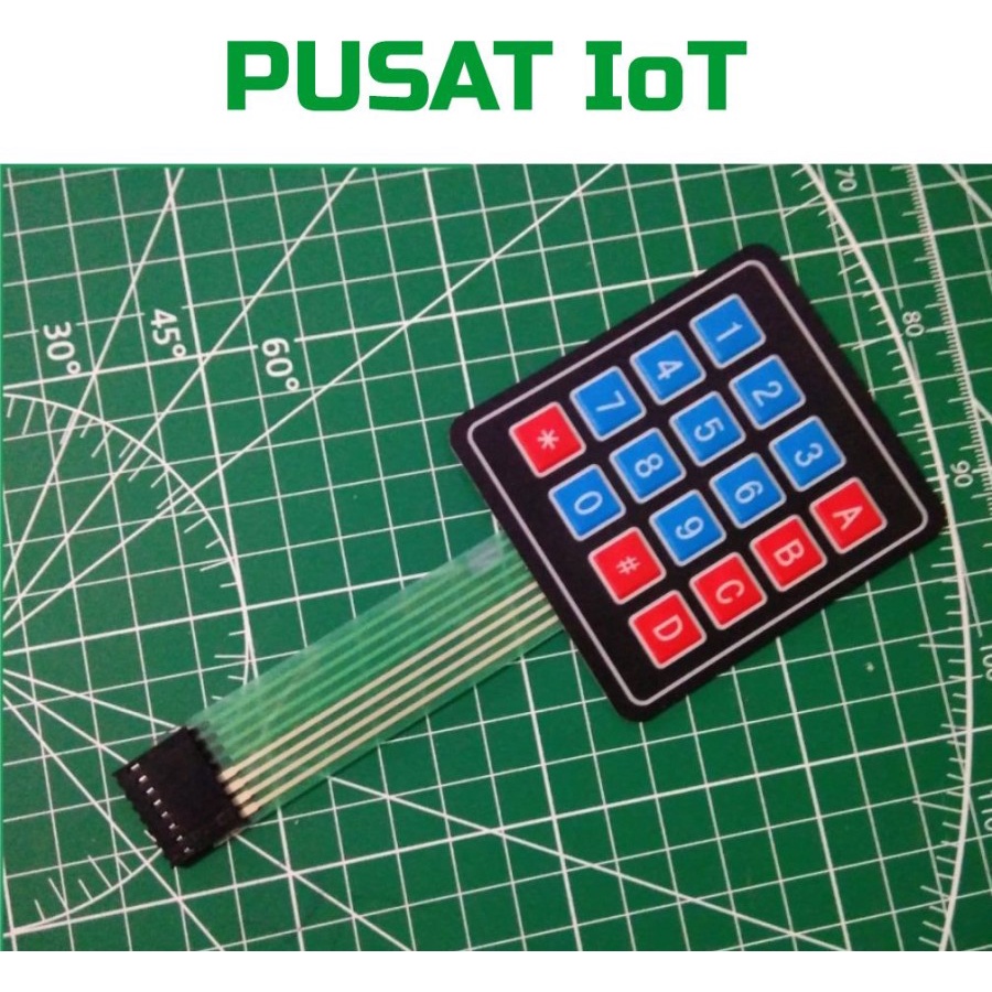 Jual Keypad Membran 4x4 Matrix Arduino | Shopee Indonesia