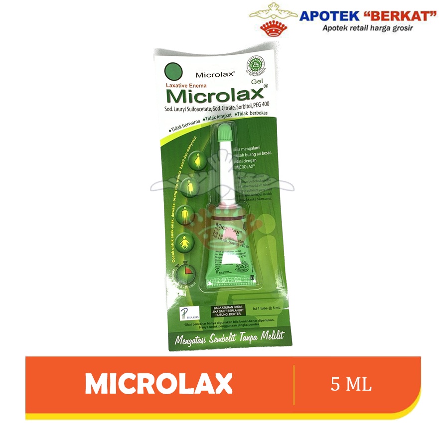 Jual MICROLAX GEL OBAT PENCAHAR 5ML | Konstipasi Susah BAB | Shopee ...