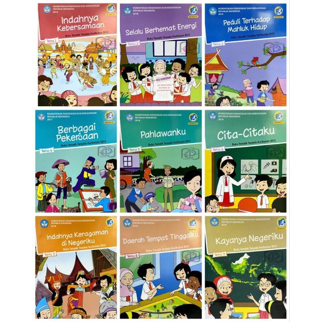 Jual Buku Tematik Terpadu Kelas 3 SD/MI Tema 1-8 Kurikulum 2013 Revisi ...