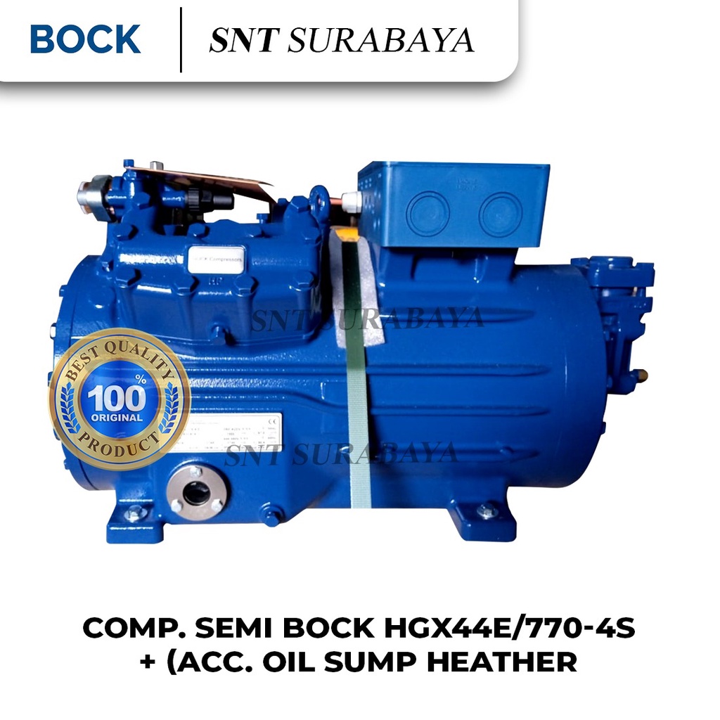 Jual KOMPRESOR SEMI HERMETIC MERK BOCK - TIPE HGX44E/770-4S - JUAL ...