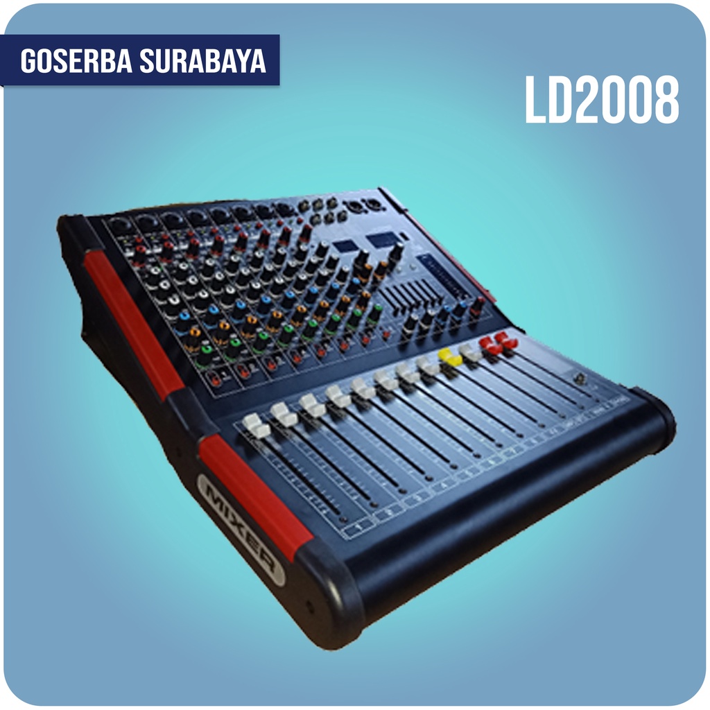 Jual Professional DSP Mixer Audio 8 Channel LAD LD2008 Shopee Indonesia