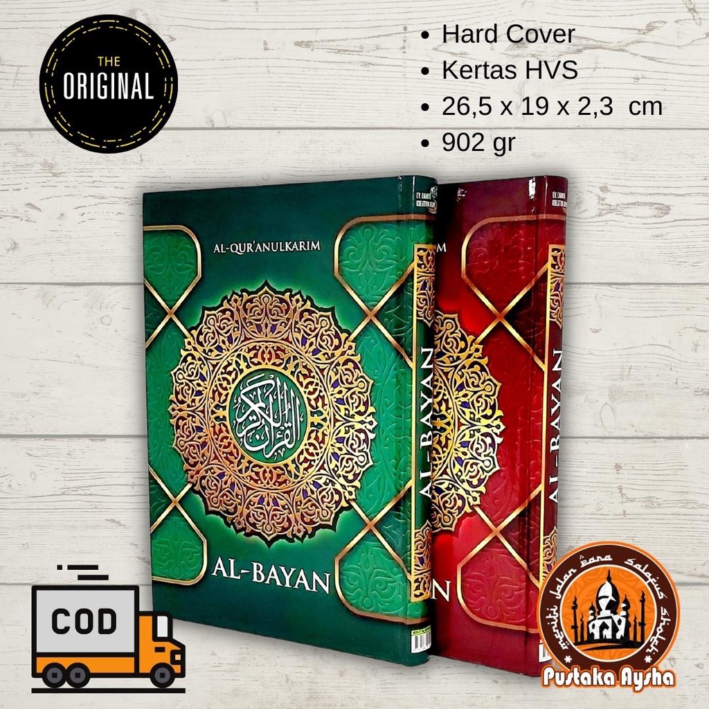 Jual Al Quran Bombay Al Bayan B5 - Cahaya Kreativa Utama - Pustaka ...