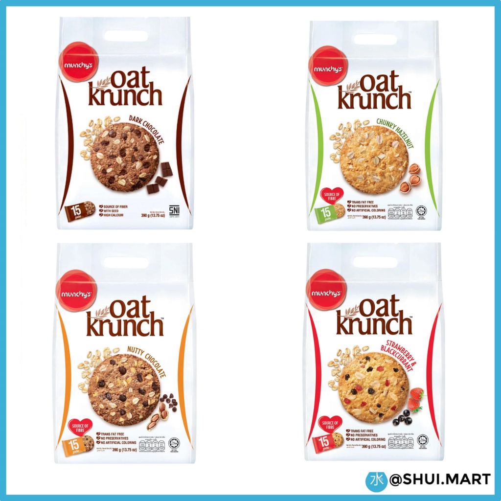 Jual MUNCHYS OAT KRUNCH BISKUIT DIET GANDUM DIET DARK CHOCOLATE COKLAT