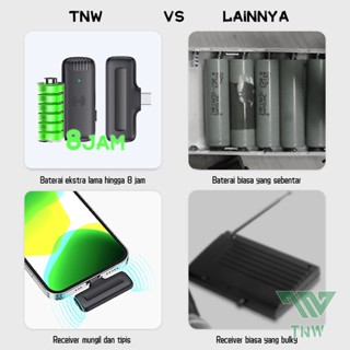 Jual Tnw X Nirkabel Lavalier Mikrofon Mini Microphones Dengan Penerima Dan Charging Case