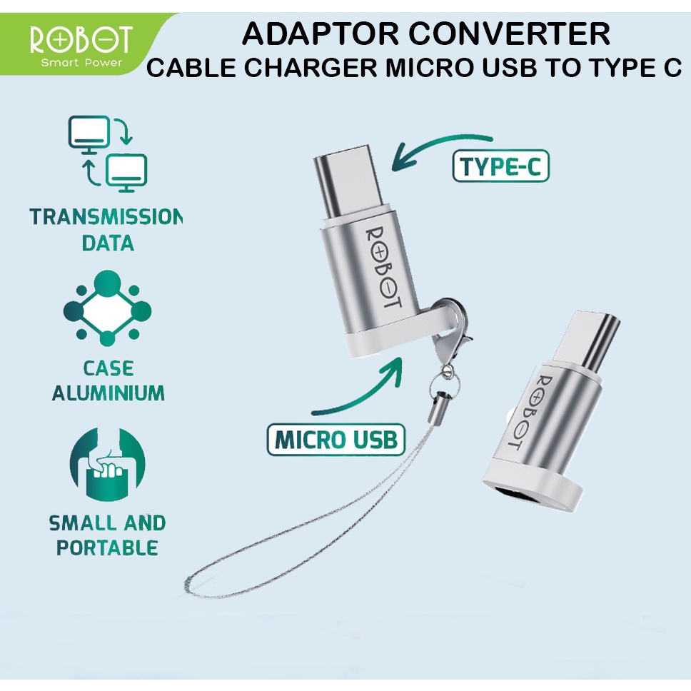 Jual Robot Rt-OtG02 Converter Mini Adapter Kabel Charger Micro USB to ...