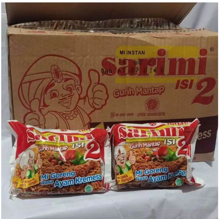 Jual Sarimi isi 2 Mie Goreng Ayam Kremes Ayam Kecap 1 Karton 24 Pcs ...