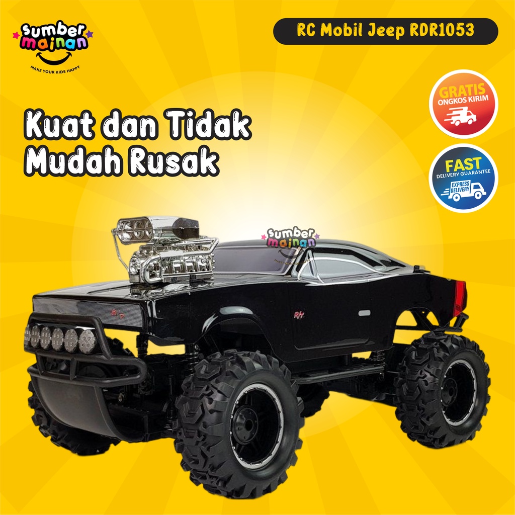 Jual RC Mobil Jeep Sand Monster Assault Marines Remote Control ...