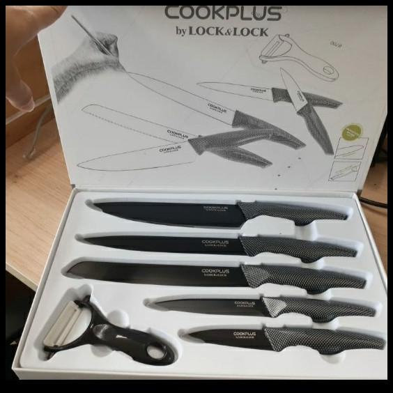 Jual Pisau Lock & Lock Kitchen Knife Set Ckk101S01 Original | Shopee ...