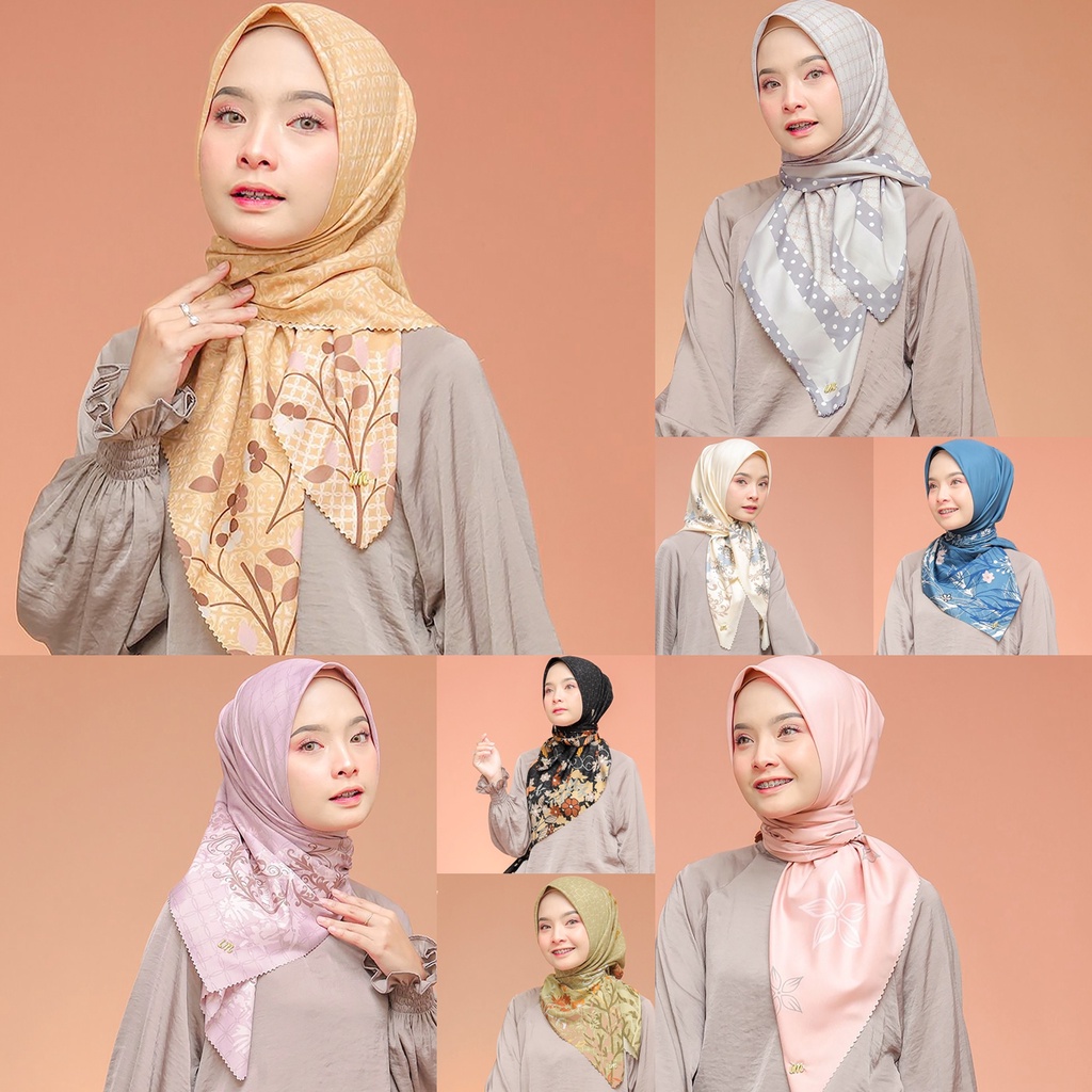 Jual [RANDOM] Voal MIRACLE PRINT Lc Jilbab Segi empat ORIGINAL UMAMA