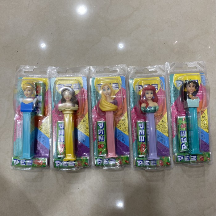 Jual Unik Pez Candy Disney Princess Jasmine Cinderella Rapunzel Ariel