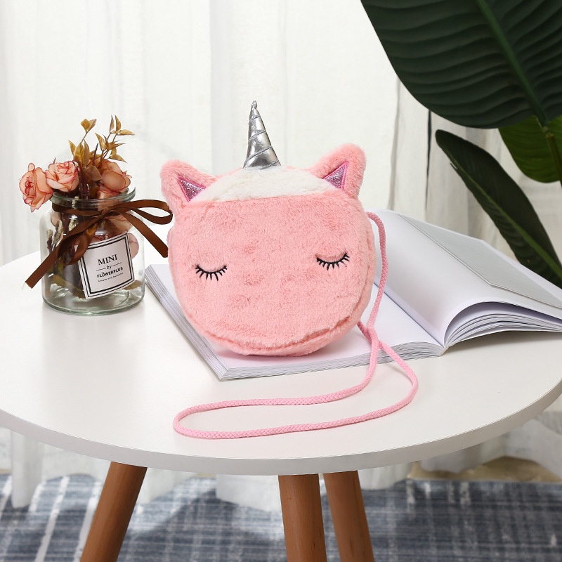 Jual Tas HP Unicorn Bulu Tas Anak Impor Tas Selempang Kecil Lucu Cantik ...