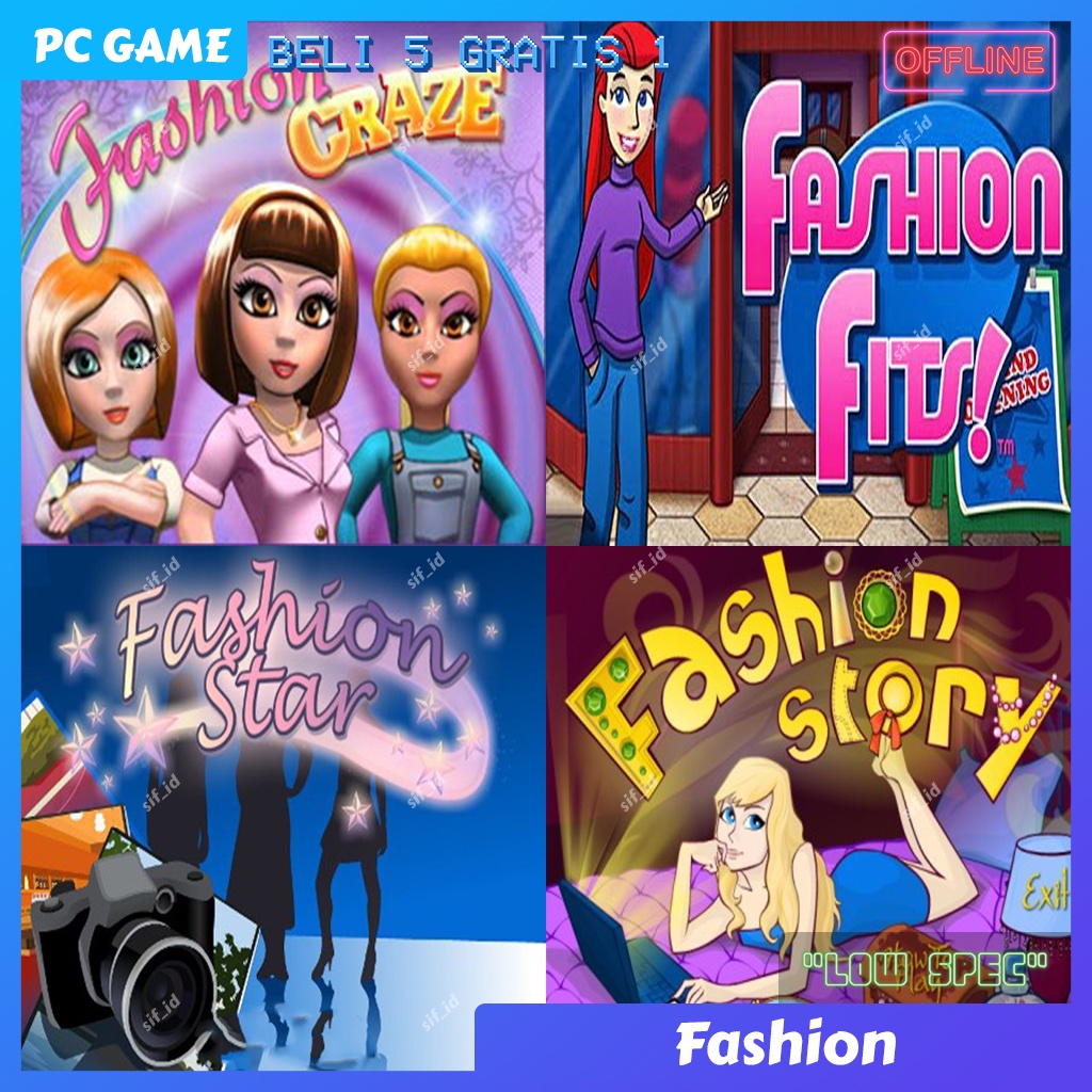 Jual Fashion Fits - Fashion Craze - Fashion Star - Fashion Story - Fashion  Koleksi PC Game | Shopee Indonesia