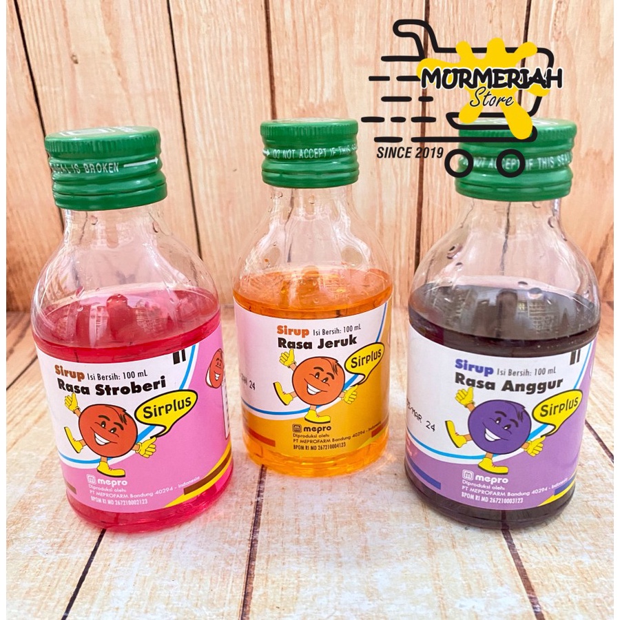 Jual SIRPLUS Sirup 100 ml Rasa-rasa - Syrup Pemanis Obat | Shopee Indonesia