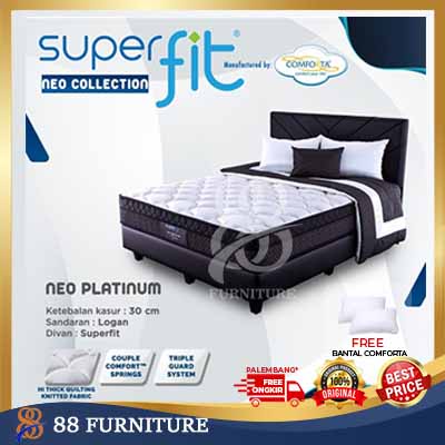 Jual Springbed Comforta NEO PLATINUM Kasur Spring Bed Set Lokal Full ...