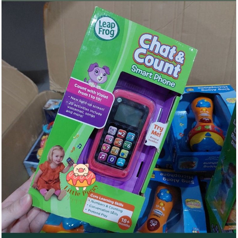 Leapfrog chat and count smartphone learning light remote