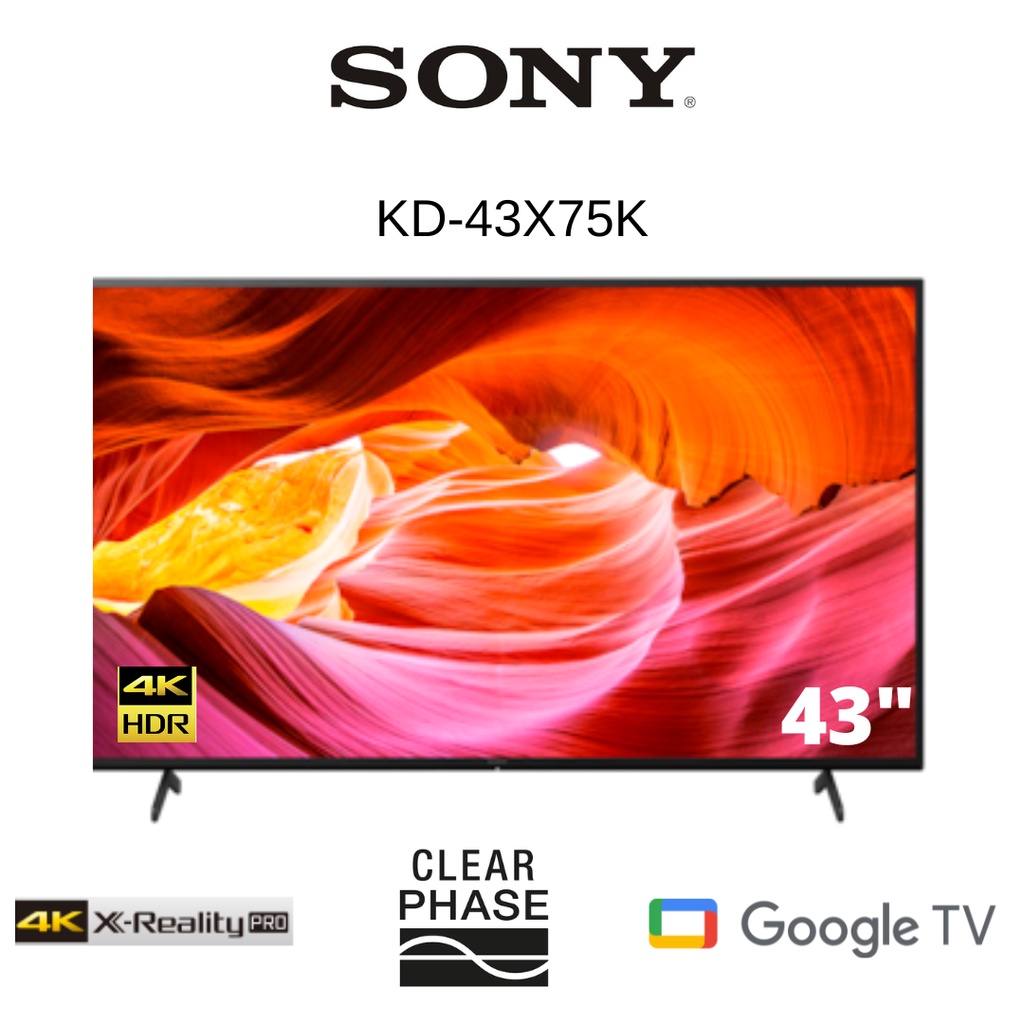 Jual SONY Bravia 43X75K 4K HDR TV, ANDROID NETFLIX YOUTUBE GARANSI