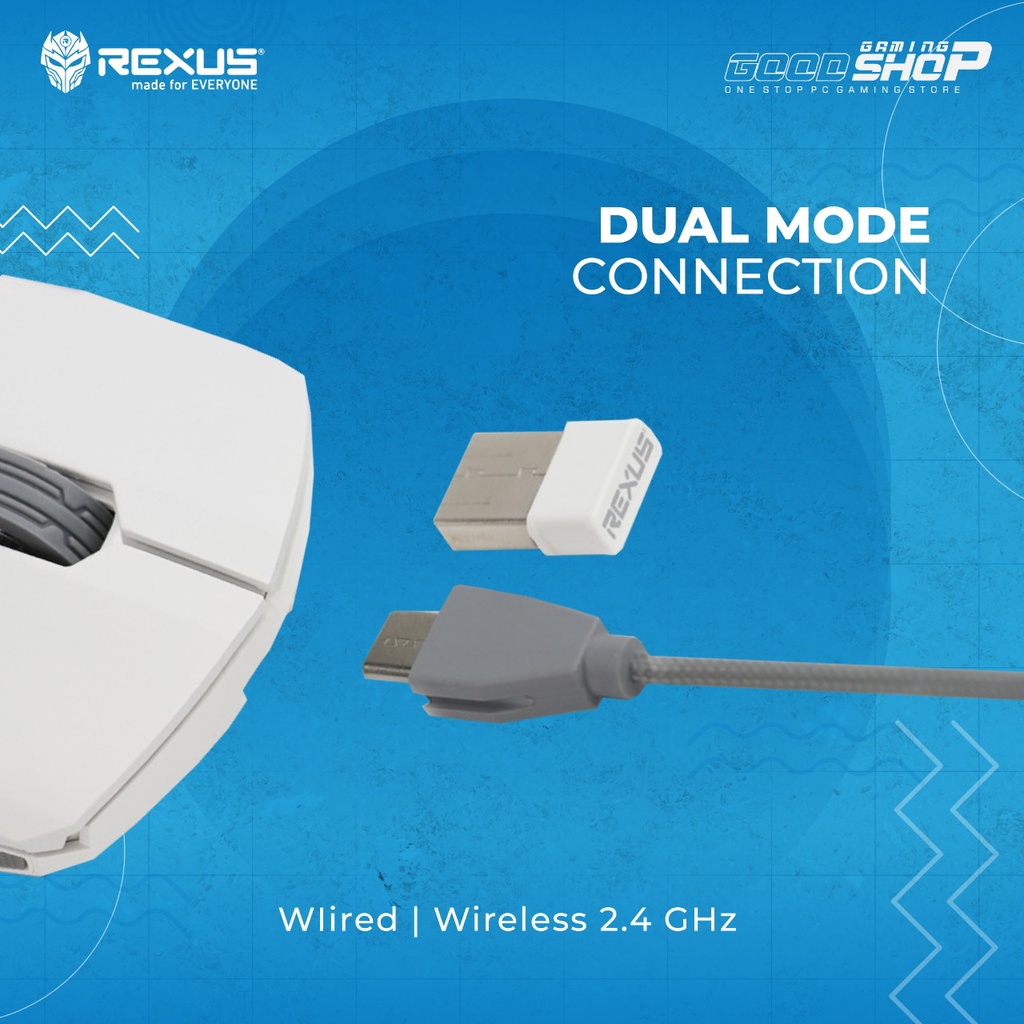 Jual Rexus Arka II / Arka 2 RX-107 Dual Connection - Wireless Gaming ...