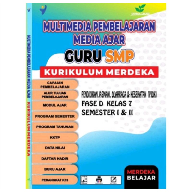 Jual MODUL AJAR PJOK SMP FASE D KLS 7+BUKU DAFTAR NILAI KURMER | Shopee ...