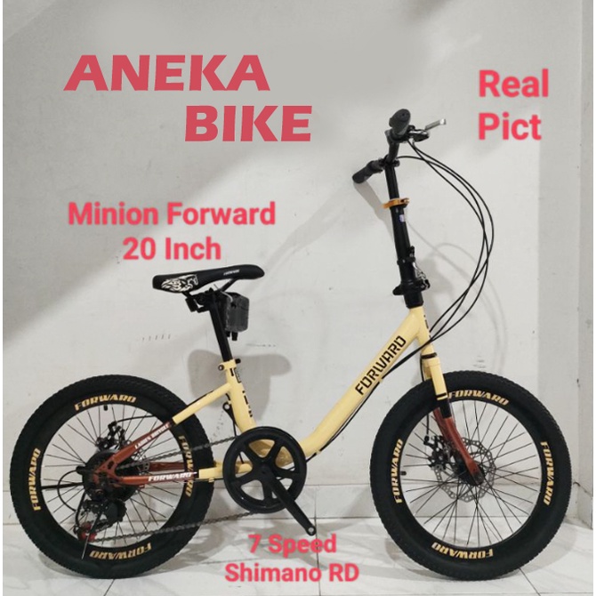 Jual Sepeda Minion Forward Original 7 Speed Cakram | Shopee Indonesia