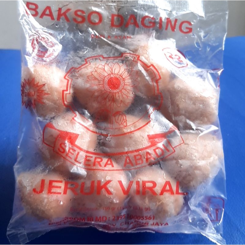 Jual Bakso Jeruk Viral Isi 10 Butir Bakso Daging Sapi And Ayam Shopee