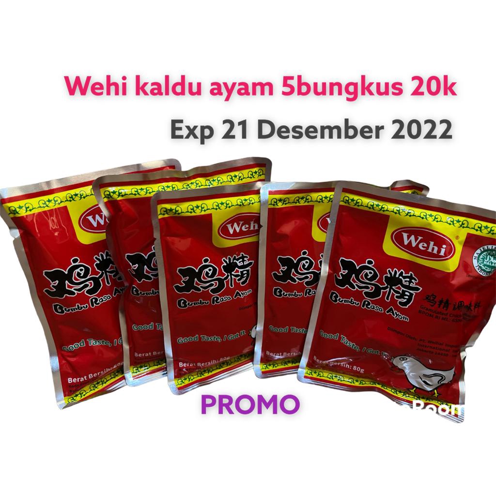 Jual Promo Kaldu Ayam Merek Wehi 80gr Ed Desember 2022 Shopee