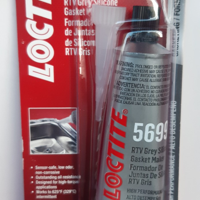 Jual lem gasket loctite rtv 5699 grey | Shopee Indonesia