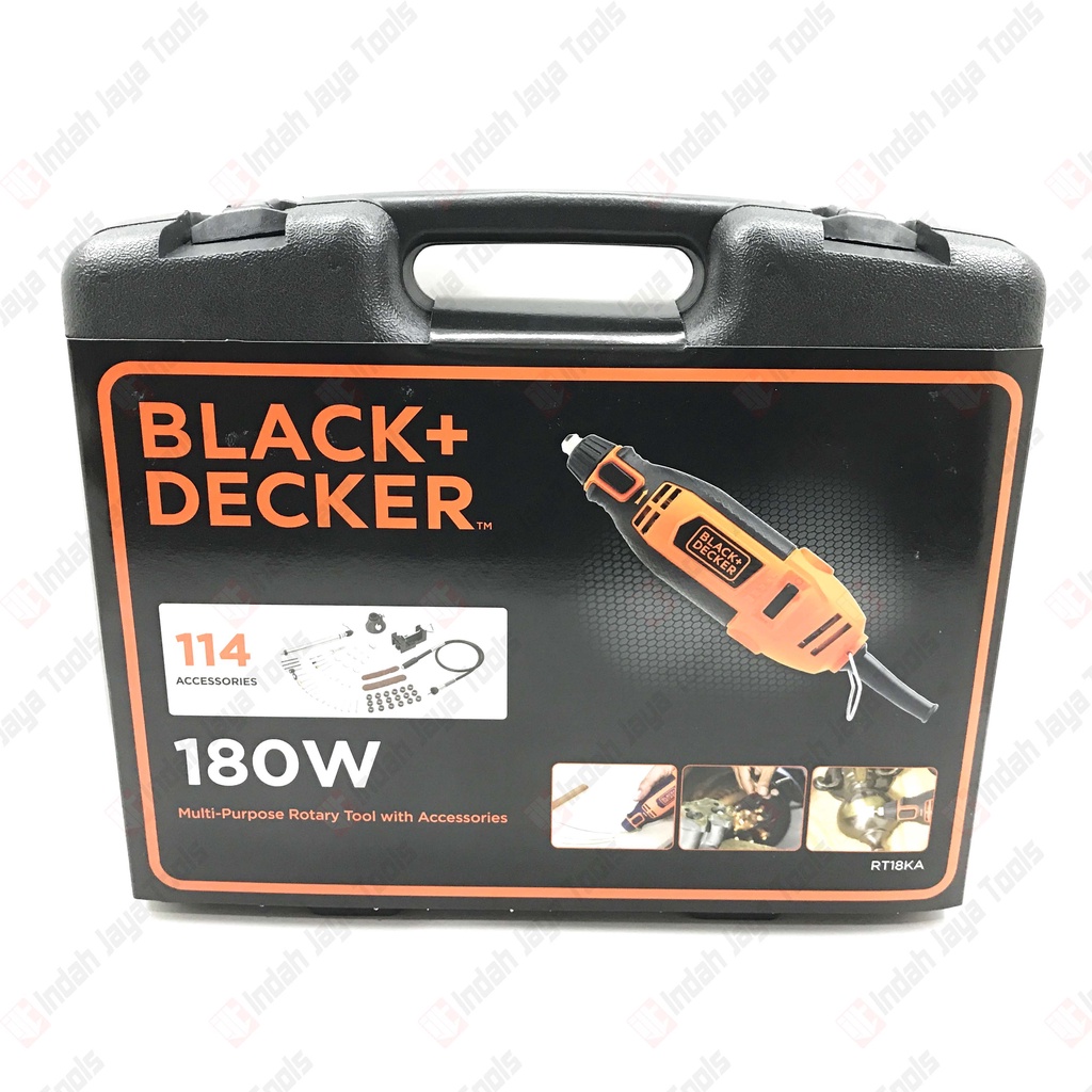 Jual Mini Die Grinder Set 114 Pcs BLACK DECKER Gerinda Bor Mini Tuner Shopee Indonesia