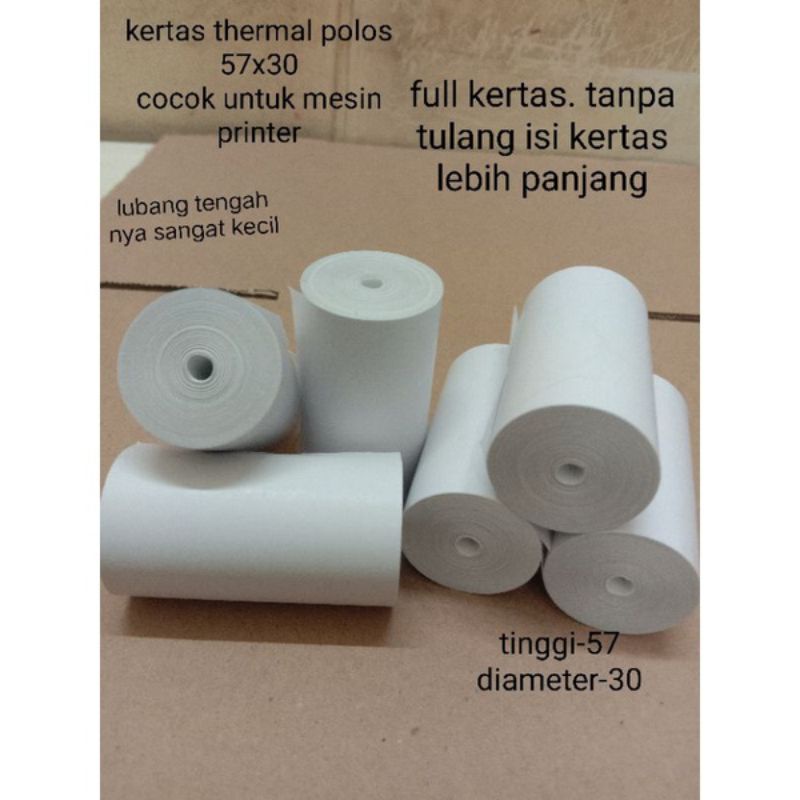 Jual Kertas Struk Thermal X Polos Shopee Indonesia