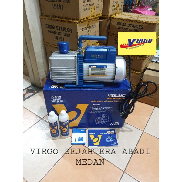 Jual VE280N MESIN VACUUM PUMP 1 HP 9 CFM VACUM AC 15 MICRON VALUE VE ...