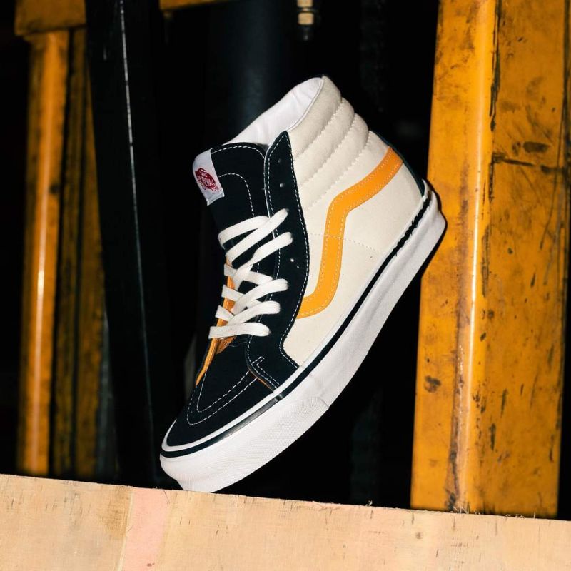 Jual VANS SK8 HI 38 DX ANAHEIM FACTORY x NOON GOONS BLACK YELLOW WHITE ...