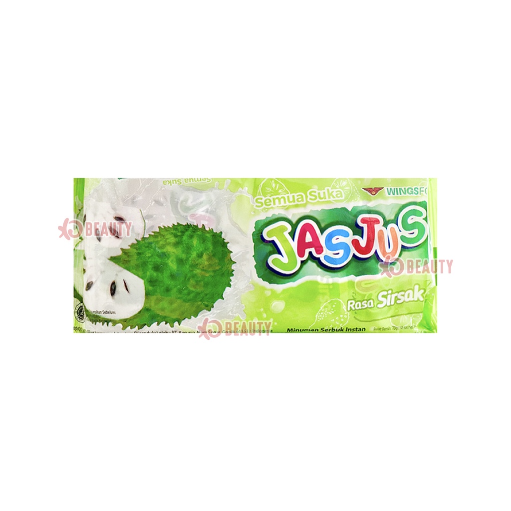 Jual Jasjus Minuman Serbuk Sachet Isi 10 X 7gr Rasa Buah Lemon Melon Stroberi Anggur Jeruk Nipis 5848