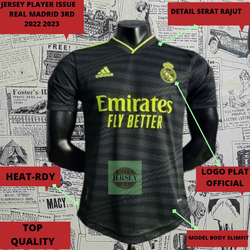 Jual Jersey Real Madrid Player Issue Murah - Harga Terbaru 2023