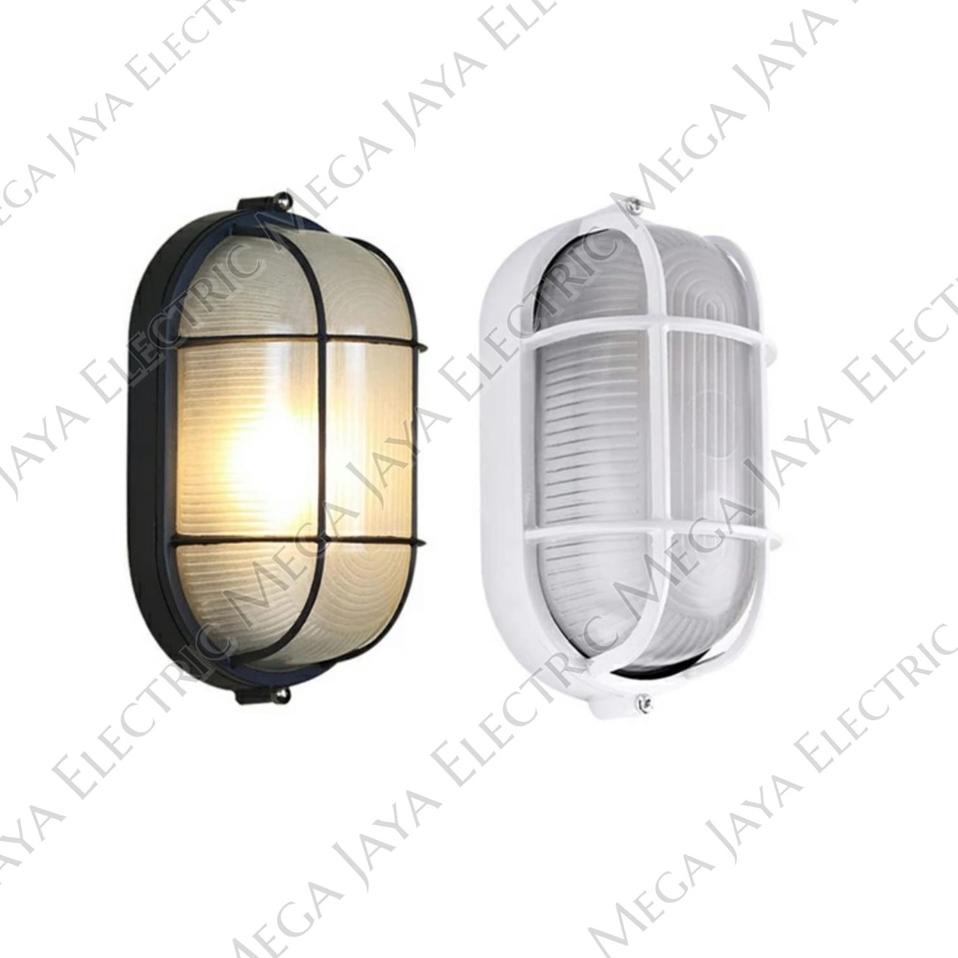 Jual Dijamin Miring Harga Lampu Dinding Kapal Ball Ice Oval Fitting E Outdoor Waterproof Zqh