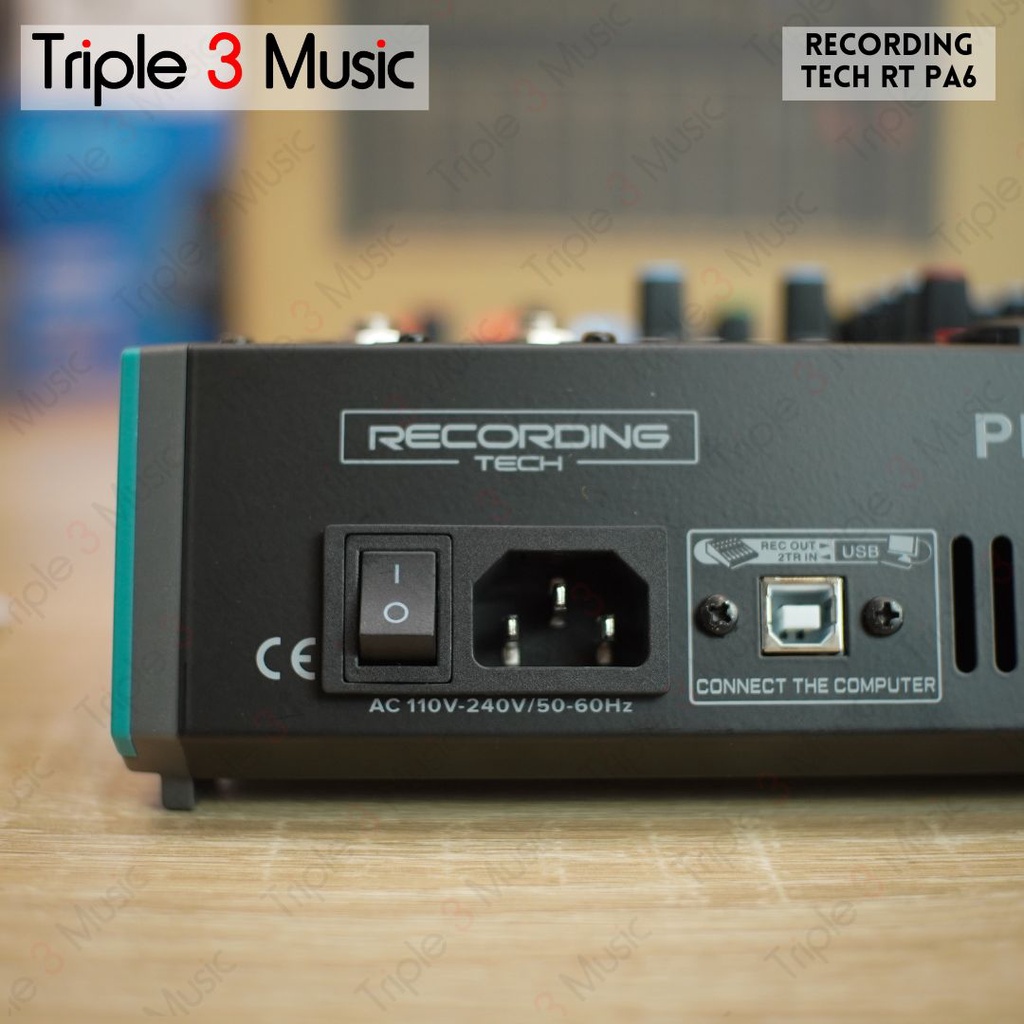 Jual Recording Tech RT PA6 Mixer Audio 6 Channel | Shopee Indonesia