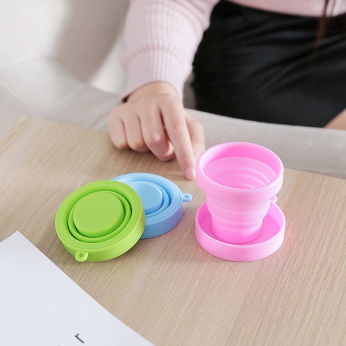 Jual Dfanccie Collapsible Cup Gelas Lipat Silikon Portable Cup Silicone Gelas Kopi Shopee 5561