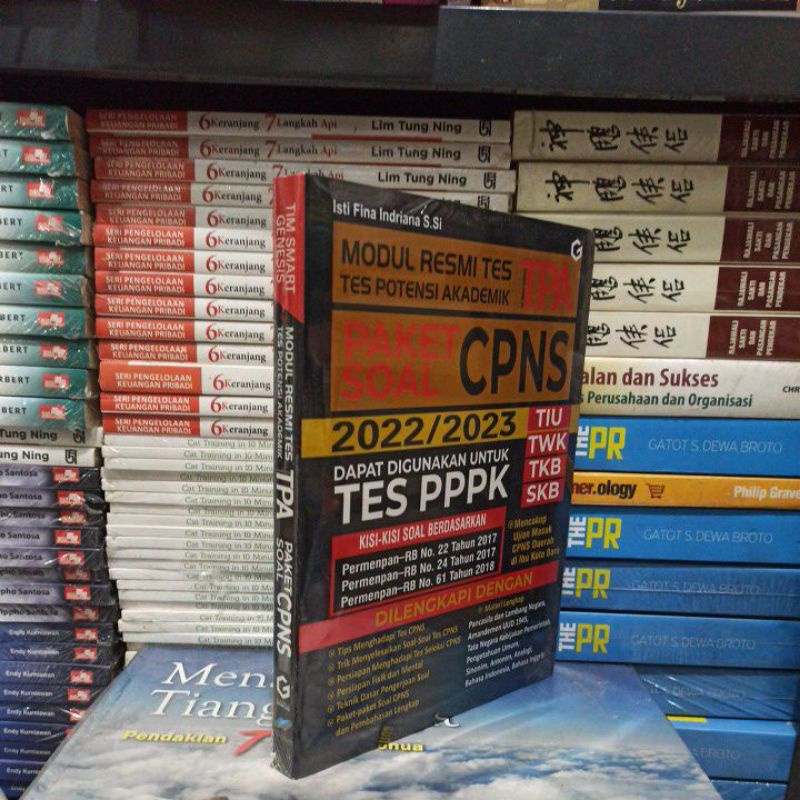 Jual BUKU ORIGINAL MODUL RESMI TES TES POTENSI AKADEMIK TPA PAKET SOAL ...