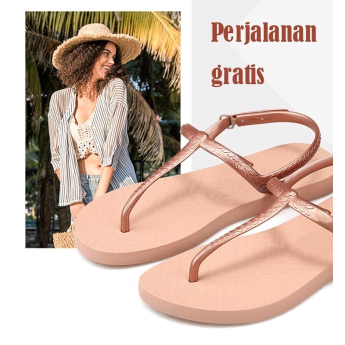 Jual Miniso Sandal Dan Sandal Wanita Seri Warna Solid Klasiksandal