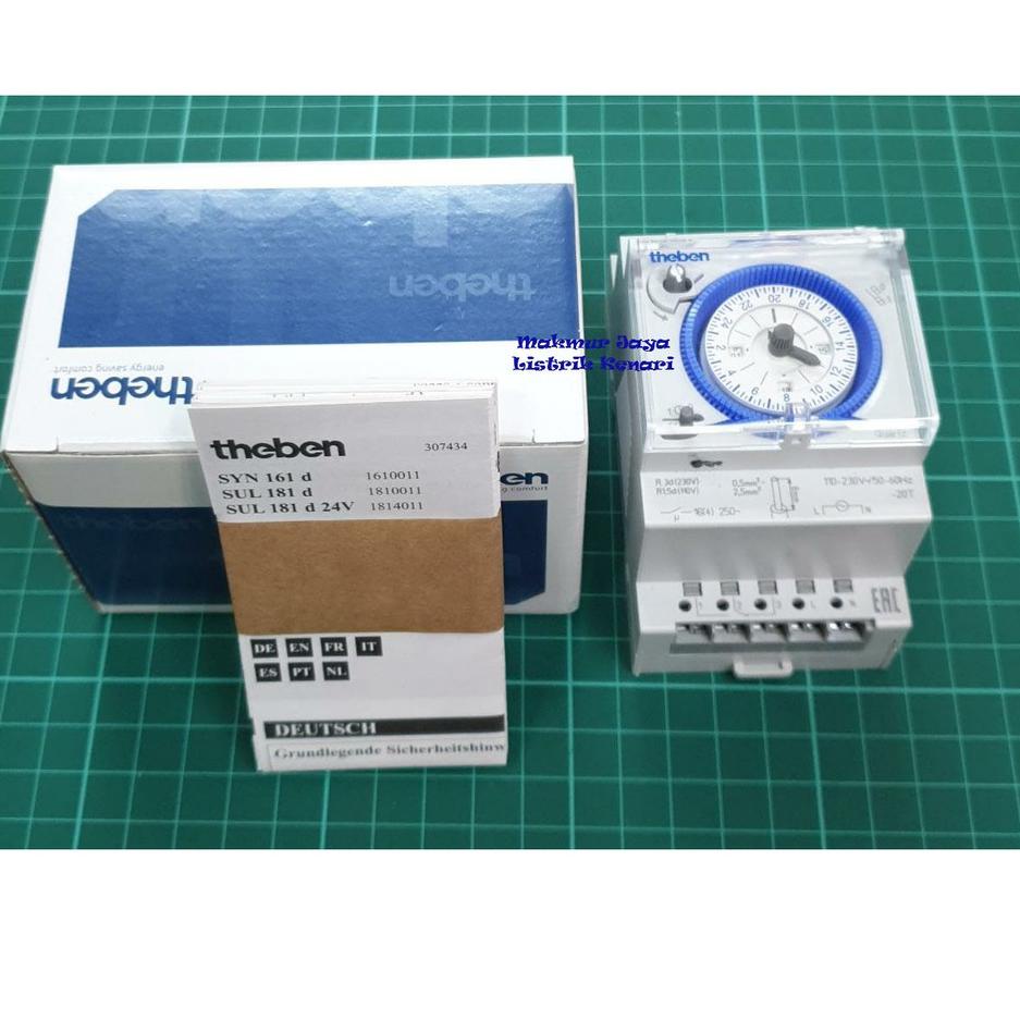 Jual ide3E8q--TIMER SWITCH THEBEN SUL 181 D analog ORIGINAL Germany ...