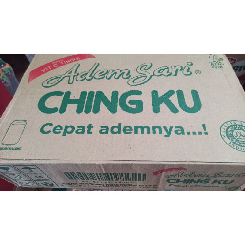 Jual Adem Sari Ching Ku Kaleng 330ml Dus Isi 24 Shopee Indonesia 0232