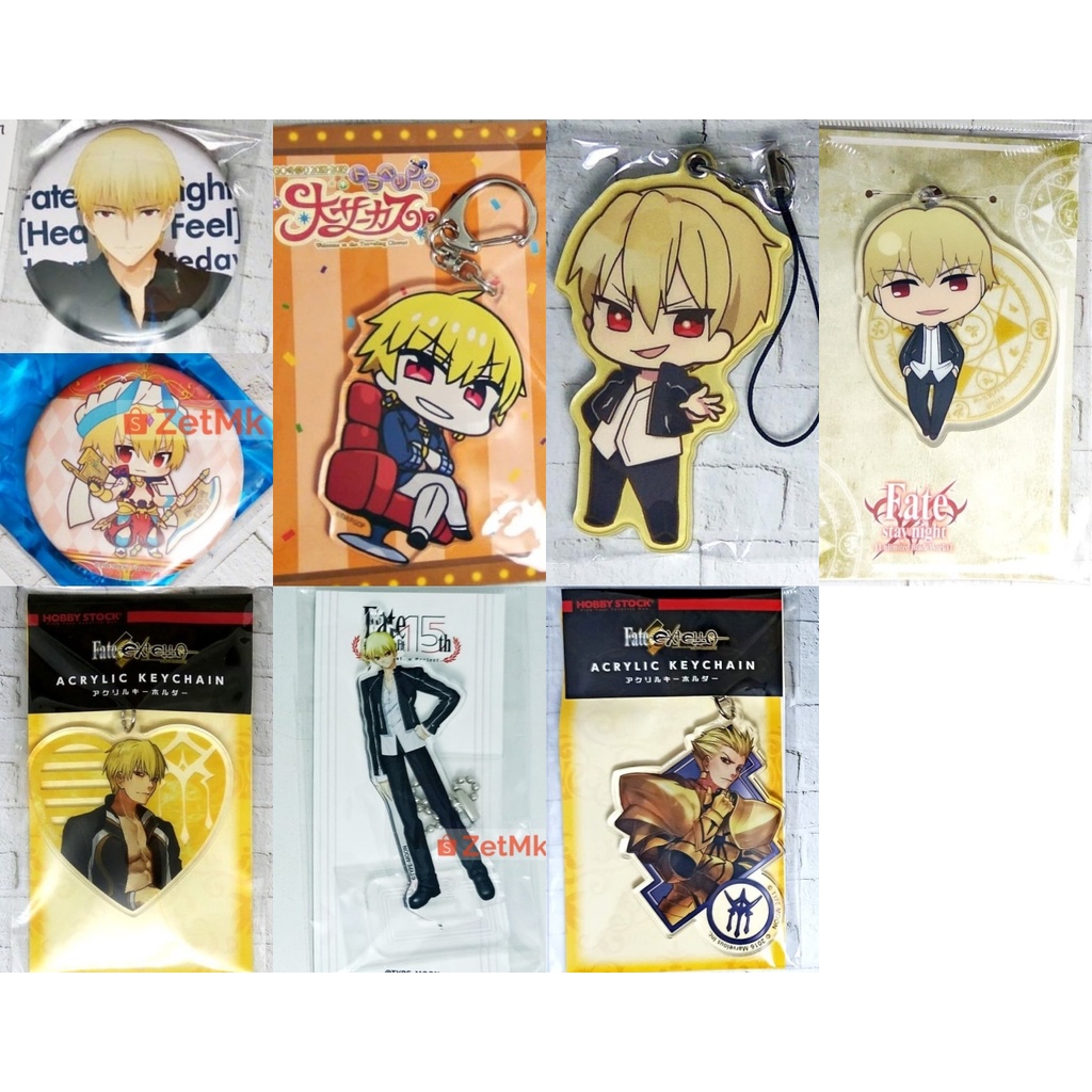 Jual Fate Archer Caster Gilgamesh Acrylic Keychain Acrylic Stand Pearl ...