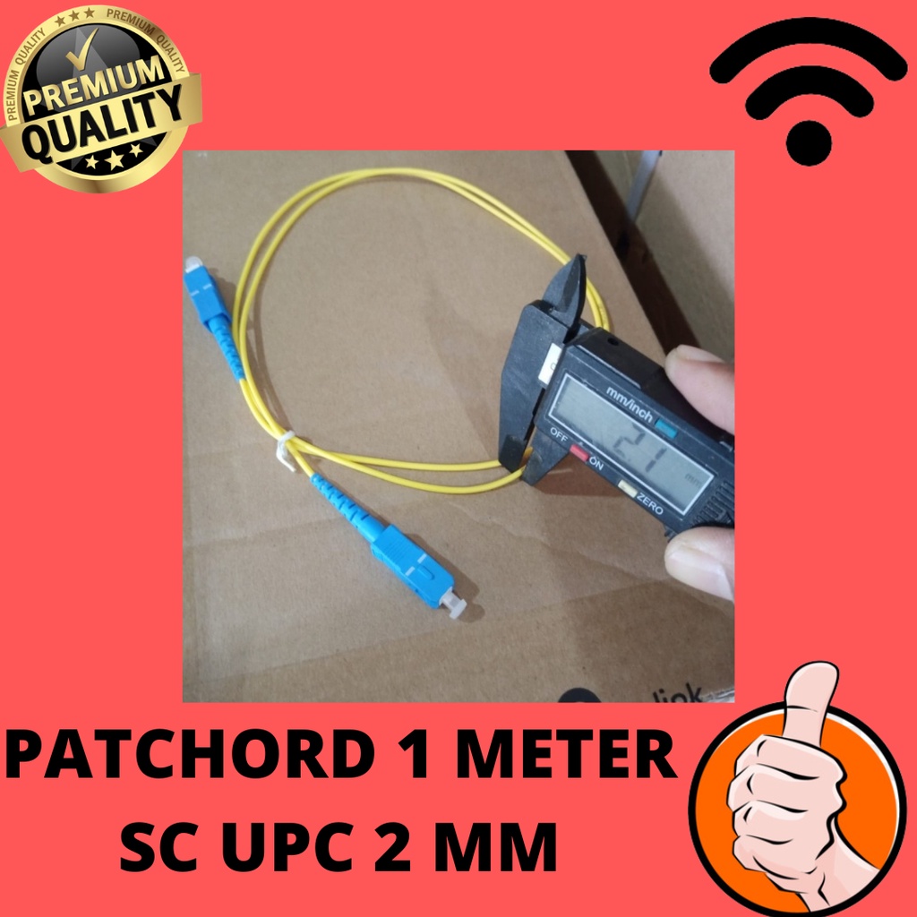 Jual KABEL PATCHCORD 1 METER SC TO SC | Shopee Indonesia