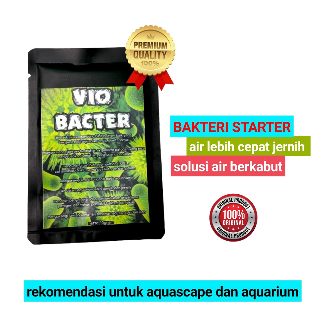 Jual Original Bakteri Starter Aquascape Dan Aquarium Vio Bacter