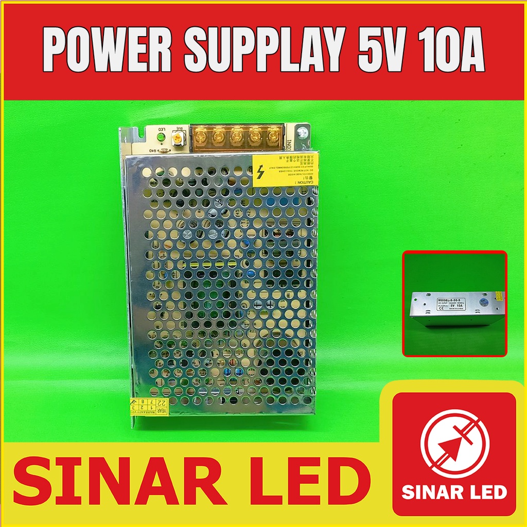 Jual Switching Power Supply Psu 5v 10a High Quality 5 Volt 10 Ampere Shopee Indonesia 8234