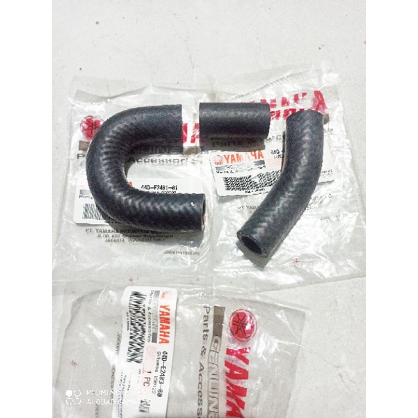 Jual SELANG RADIATOR HOSE XEON KARBU XEON RC PART ORIGINAL YAMAHA 3 PCS ...