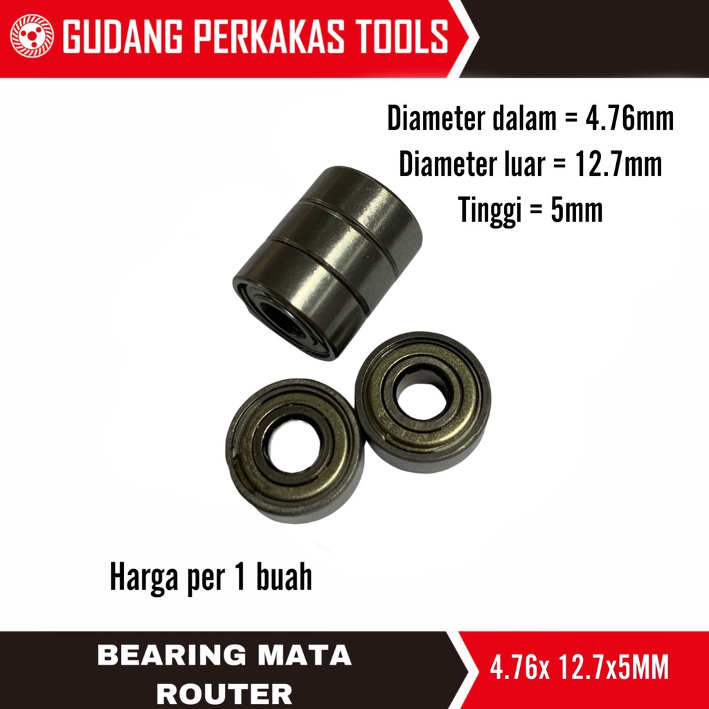 Jual Bull Bearing Kecil Laker Mata Router Profil Shopee Indonesia