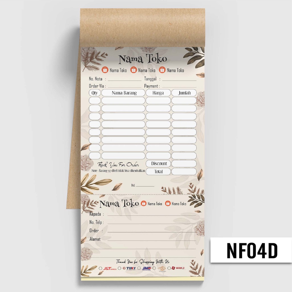 Jual Hanabi Invoice / Nota / Faktur / Kwitansi Custom Rangkap Shipping ...